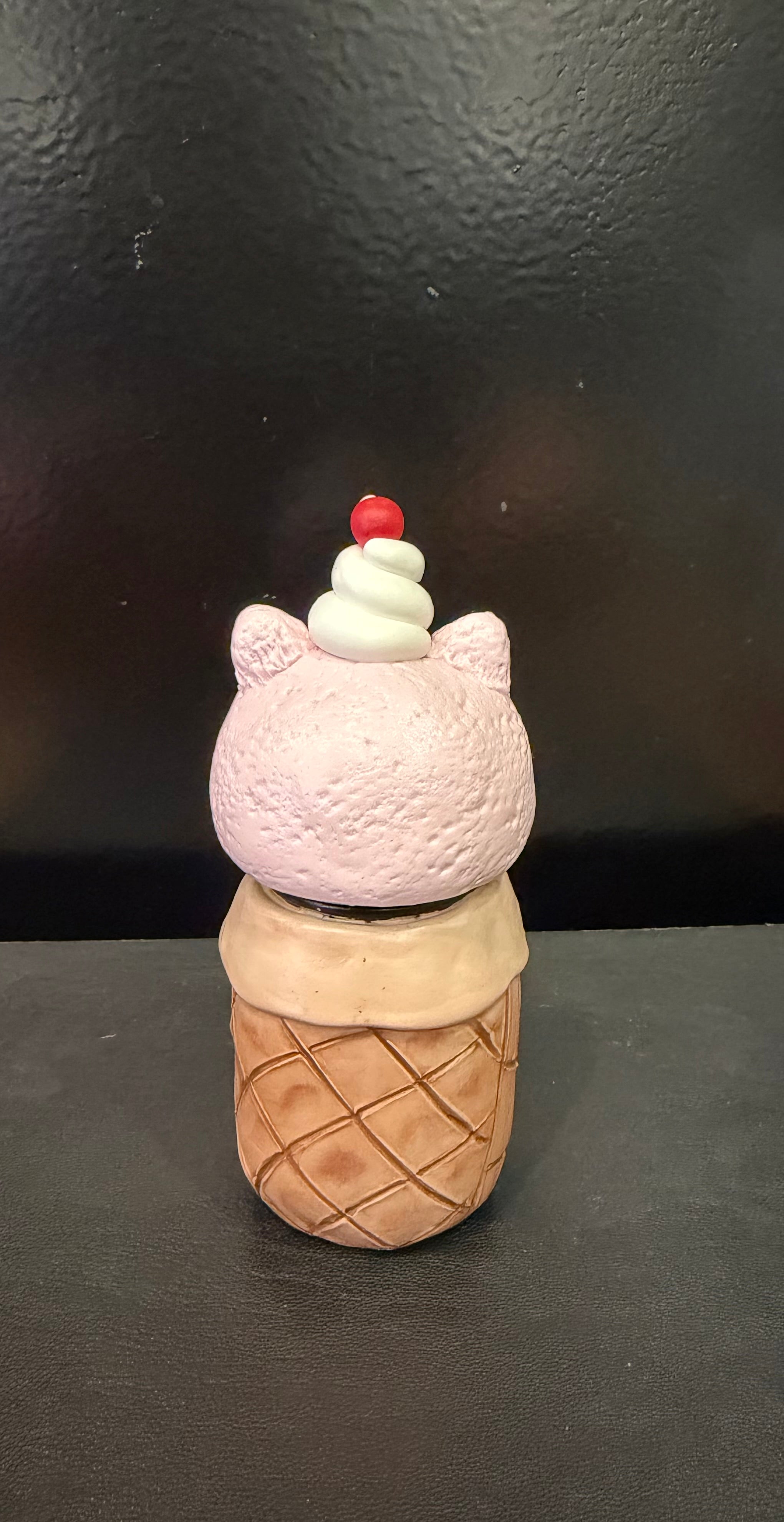 Pink Cat Ice Cream Smoke Jar