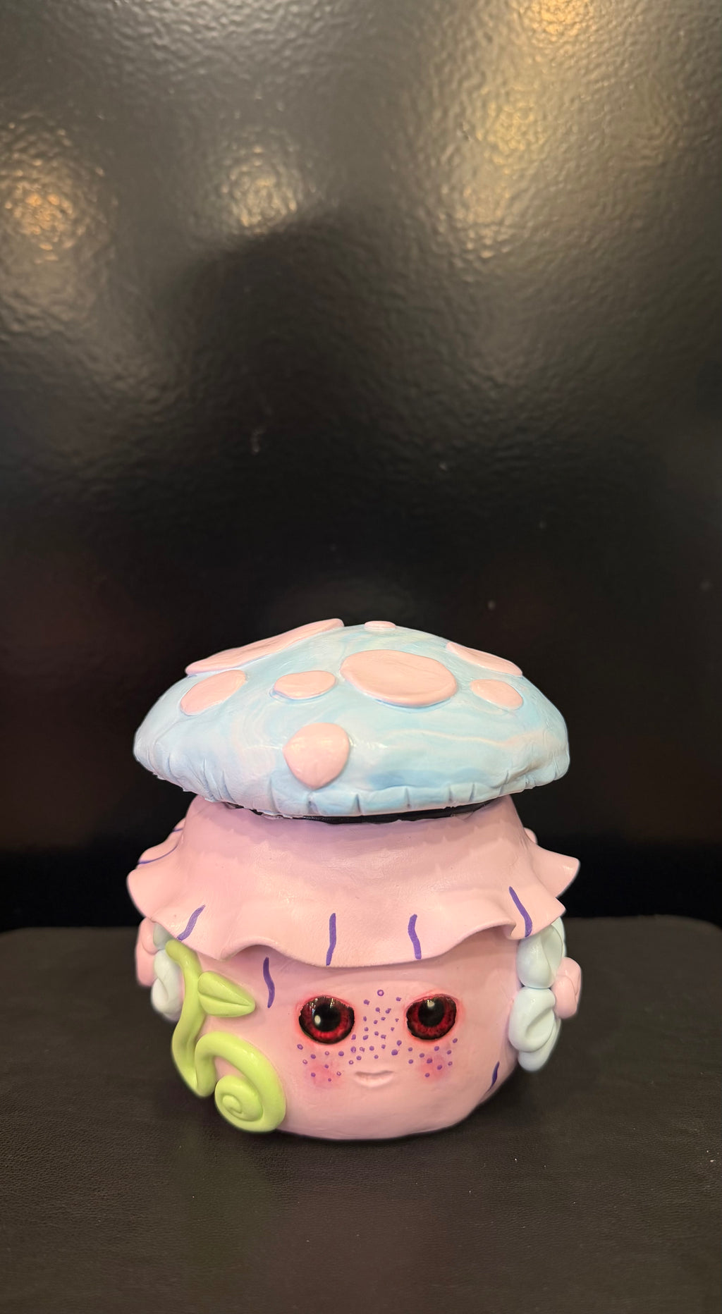 Pink Mushroom Smoke Jar