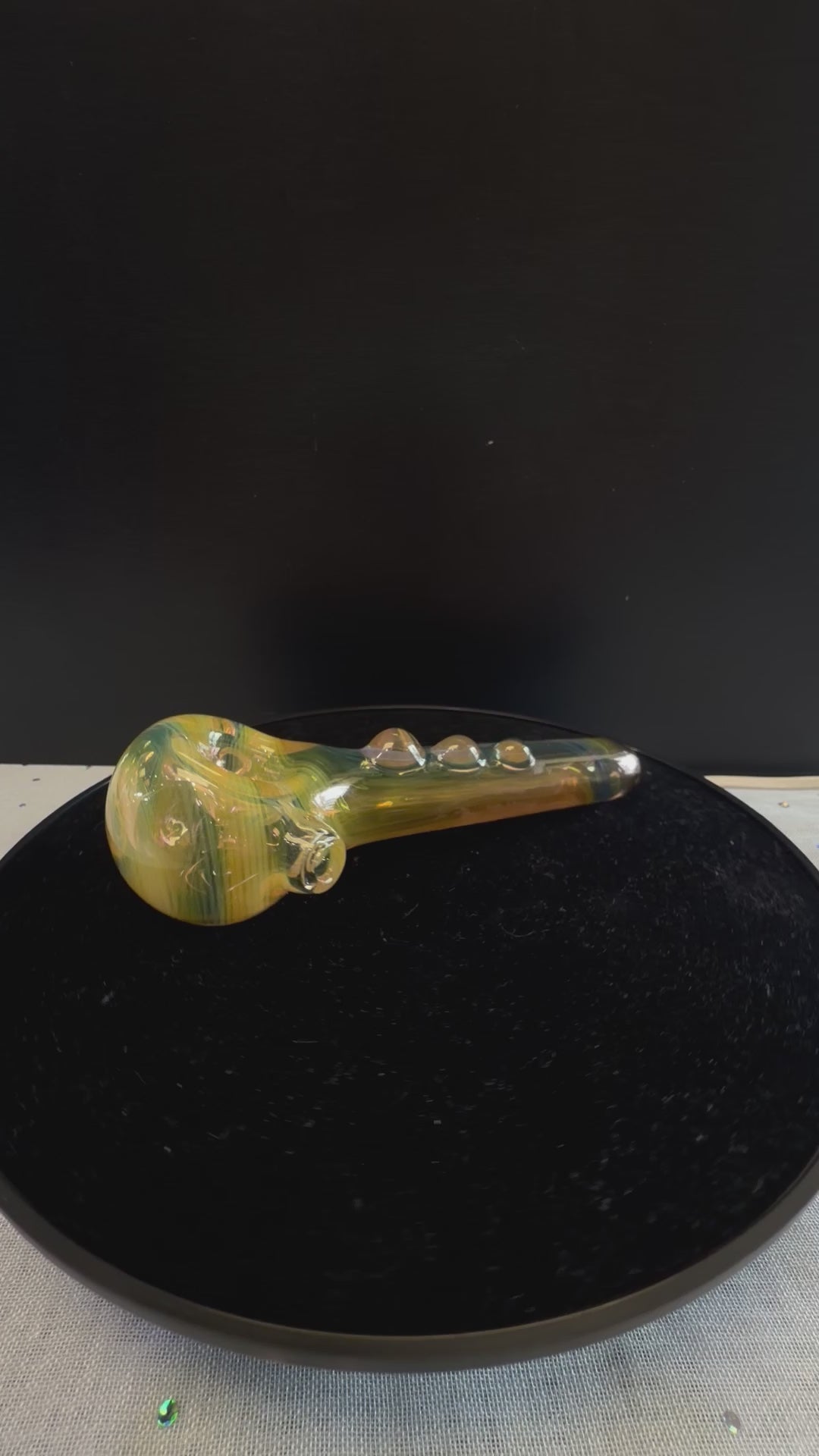 Elok Glass Fume Straight Line Spoon